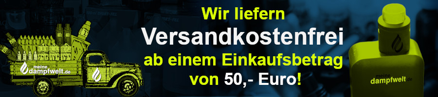 Versandkostenfrei liefern ab 50 Euro mobil meinedampfwelt.de