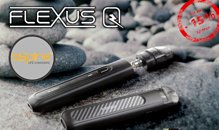 Aspire Flexus Q Set Pod E-Zigarette bei meinedampfwelt.de mit 15% Rabatt