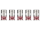Verdampferkopf GTX Mesh von Vaporesso mit einem Widerstand von wahlweise 0,2 0,3 0,6 oder 0,8 Ohm im 5er Set inklusive Bedienungsanleitung
