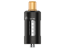 Verdampfer T22 Pro Clearomizer von Innokin mit einem Tankvolumen von 4,5 ml im Set mit zwei Endura Prism T18 1,5 Ohm Verdampferköpfen, Ersatzmundstück, Ersatzteilset und Bedienungsanleitung