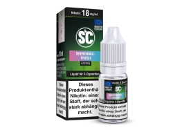 10 ml Beerenmix-Fresh Liquid von SC mit dem Geschmack von Menthol und Beeren in der Nikotinstärke 0mg, 3mg, 6mg, 12mg, 18mg