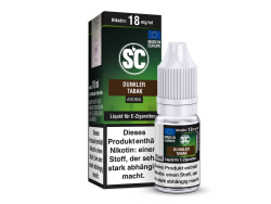 10 ml Strong Gold Tabak Fertigliquid von SC mit dem Geschmack von Tabak in den Stärken 0mg, 3mg, 6mg, 12mg, 18mg