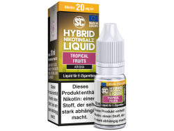 10 ml Tropical Fruits Hybrid Nikotinsalz Liquid von SC mit dem Geschmack von tropischen Früchten in den Stärken 5mg, 10mg und 20mg