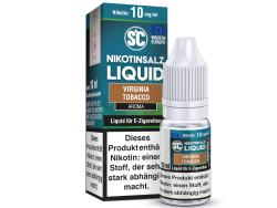 10 ml Virginia Tobacco Nikotinsalz Liquid mit dem Geschmack von Tabak in der Stärke 20 mg/ml