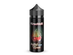 10 ml Apfel Kirsch on Ice Aroma von Kirschlolli mit dem Geschmack von Apfel, Kirsche und Frische als Longfill Liquid in einer 120 ml Flasche