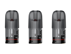 Solus 2 Pod vom Smok mit einem Tankvolumen von 2,5 ml und einem Widerstand von 0,9 Ohm im 3er Set