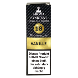 Aroma Syndikat - Vanille - 10ml Nikotinsalz Liquid