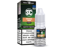 10ml Virginias Best Liquid von SC mit Tabakgeschmack in den Stärken 0mg, 3mg, 6mg, 12mg, 18mg