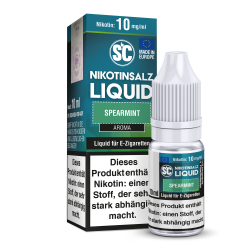 SC - Spearmint - 10ml Nikotinsalz Liquid