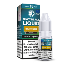 SC - Tobacco Gold - 10ml Nikotinsalz Liquid