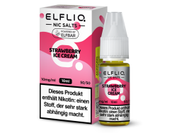 ELFLIQ - Strawberry Ice Cream - 10ml Nikotinsalz Liquid