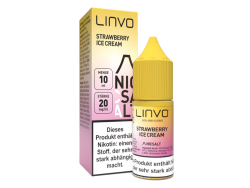 Linvo - Strawberry Ice Cream - 10ml Nikotinsalz Liquid