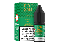 Pod Salt Origin - Menthol Tobacco - 10ml Nikotinsalz Liquid
