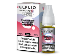 ELFLIQ - Strawberry Raspberry Cherry Ice - 10ml Nikotinsalz Liquid