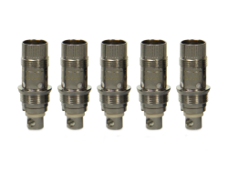 Verdampferköpfe / Heads Nautilus BVC von Aspire mit einem Widerstand von wahlweise 0,7, 1,6 oder 1,8 Ohm im 5er Pack