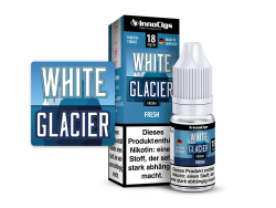 10ml White Glacier Liquid von InnoCigs mit Mentholgeschmack in den Stärken 0mg, 3mg, 6mg, 9mg, 18mg