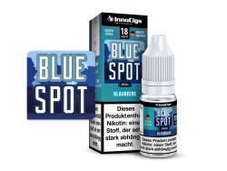 10ml Blue Spot Liquid von InnoCigs mit Blaubeeren Geschmack in den Stärken 0mg, 3mg, 6mg, 9mg, 18mg