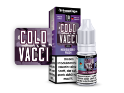 10ml Cold Vacci Liquid von InnoCigs mit dem Geschmack von Heidelbeeren und Menthol in den Stärken 0mg, 3mg, 6mg, 9mg, 18mg