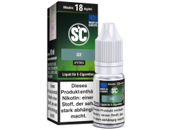 10ml Ice Fertigliquid von SC mit Ice-Bonbon Geschmack in den Stärken 0mg, 3mg, 6mg, 12mg, 18mg