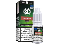 10ml Sauerkirsch Fertigliquid von SC in den Stärken 0mg, 3mg, 6mg, 12mg, 18mg