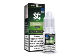 10ml Melonenmix Fertigliquid von SC in den Stärken 0mg, 3mg, 6mg, 12mg, 18mg